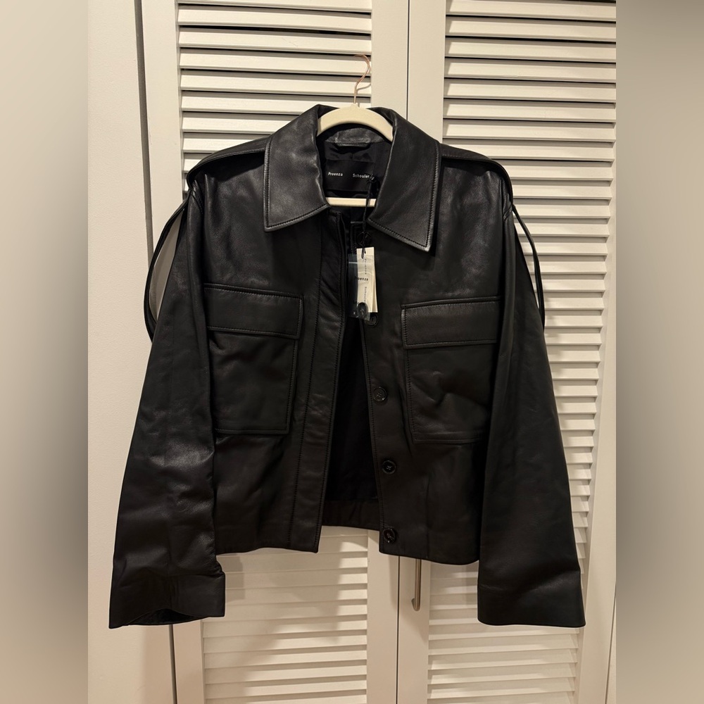 Proenza Schouler Black Leather Jacket